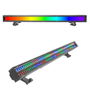 Éclairage extérieur à fort impact : 360 LED blanches + 384 barres stroboscopiques RVB