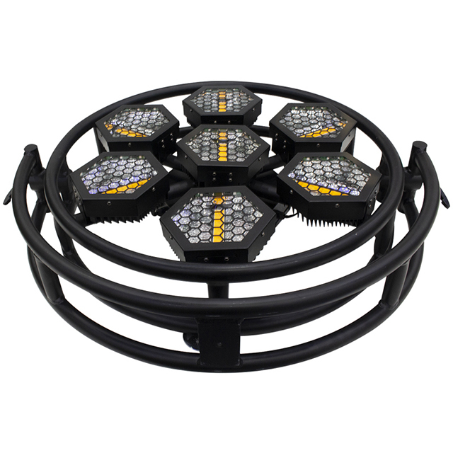 HOT professionnel LED rétro lumière stroboscopique 7pcs * 60W LED Stage Light Matrix Light