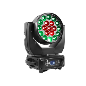 Tête mobile LED haute puissance 19 pièces * 15 W - Éclairage de scène DMX512 4 en 1