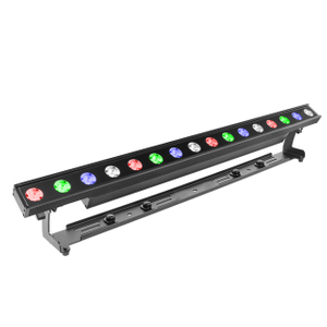 16 pièces * 10W Rgbw 4In1 LED lumière de rondelle de mur extérieur à fort Impact 16 pièces * 10W RGBW lumière de rondelle de mur LED-scène extérieure